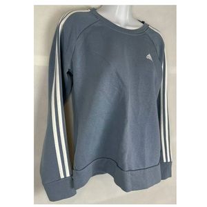 Adidas Long Sleeve Sweatshirt Women's Size Small Blue